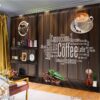 Tranh vẽ trang trí quán cà phê nghệ thuật - 1310CF