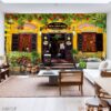 Tranh coffee shop dán tường - 1491CF