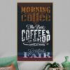 Hình ảnh trang trí quán cafe in laminate - 002CF