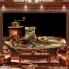 Tranh ảnh cafe in laminate - 2525CF