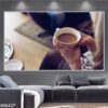Tranh trang trí quán cà phê dán tường - 364CF
