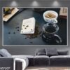 Bức tranh quán coffee tranh bộ - 372CF