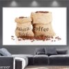 Ảnh trang trí quán cafe dán kiếng - 733CF