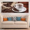 Bức tranh trang trí quán cà phê in canvas - 768CF