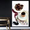 Tranh vẽ treo quán cà phê in tráng gương - 786CF