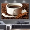Tranh vẽ trang trí quán cà phê in canvas - 808CF