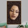 Tranh treo quán cafe dán kiếng - 879CF
