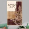 Bức tranh trang trí quán cafe đẹp - 957CF