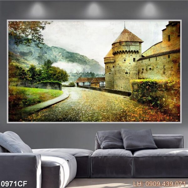 Bức tranh cafe tại TpHCM - 971CF