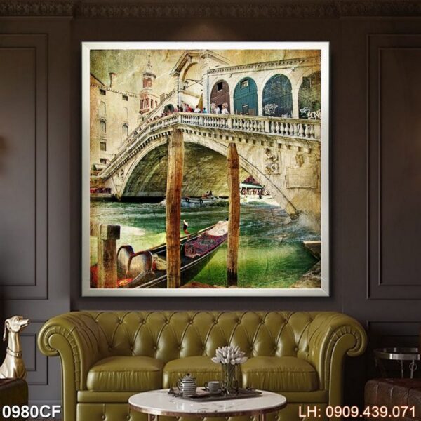 Hình ảnh cà phê có khung - 980CF