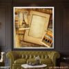 Bức tranh treo quán cà phê in laminate - 998CF
