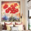 Tranh hoa lá phong cảnh - 157HQ