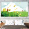Tranh hoa in tráng gương - 2314HQ