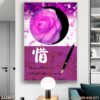 Bức tranh hoa lá dán kính - 2436HQ