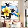 Tranh ảnh hoa in canvas - 2498HQ