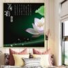 Tranh vẽ hoa dán kính - 2702HQ