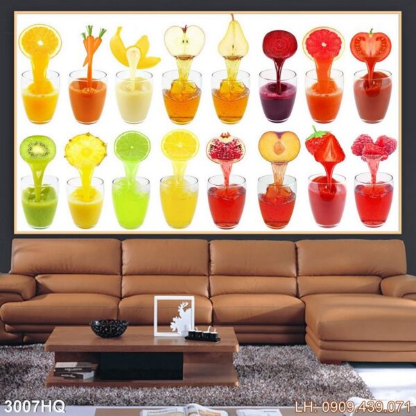 Bức tranh hoa lá giá rẻ - 3007HQ