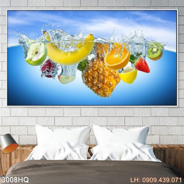 Tranh ảnh hoa có khung - 3008HQ