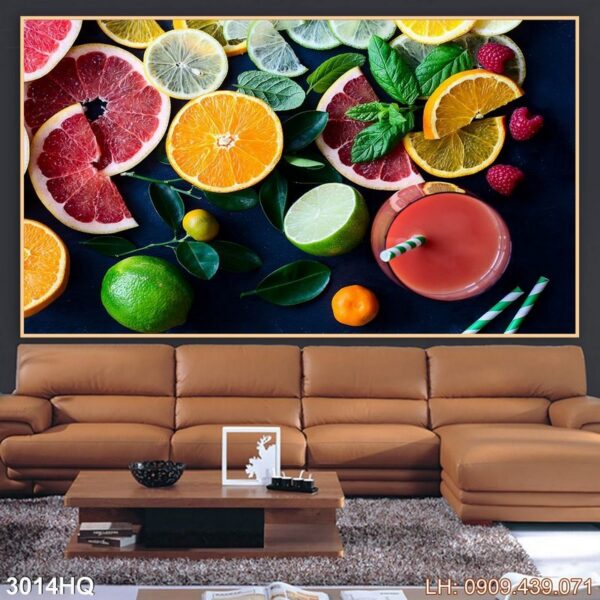 Mẫu tranh hoa tranh bộ - 3014HQ