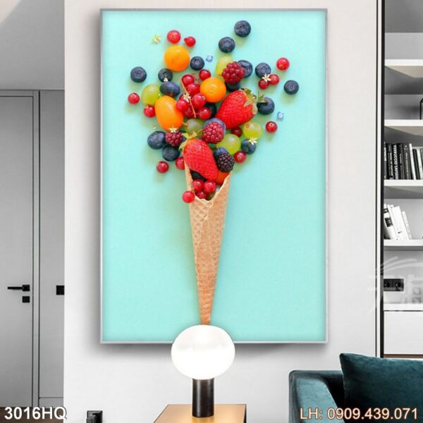 Tranh ảnh hoa giá rẻ - 3016HQ