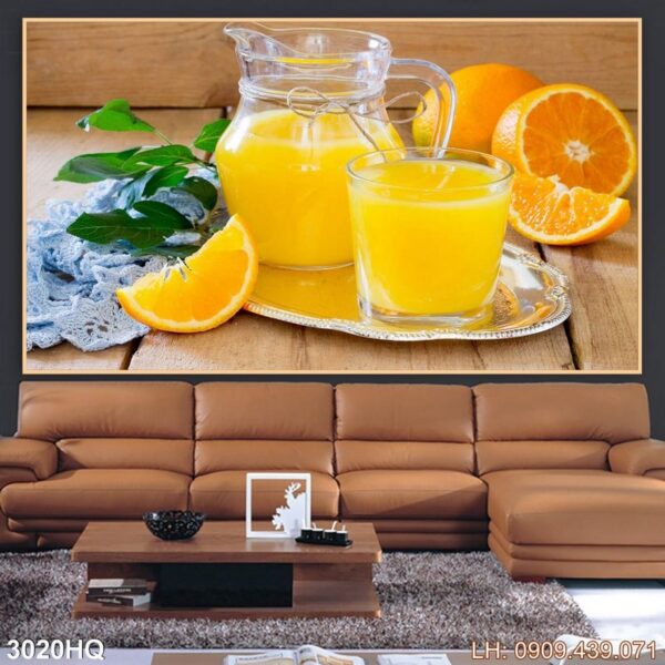 Tranh hoa dán kính - 3020HQ