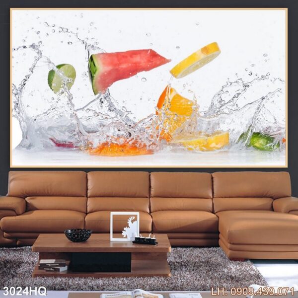 Mẫu tranh hoa in nhanh - 3024HQ