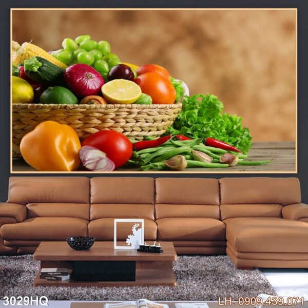 Mẫu tranh hoa khổ lớn - 3029HQ