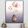 Tranh hoa lá có khung - 3256HQ