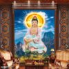 Mẫu tranh Phật có khung - 1055PG