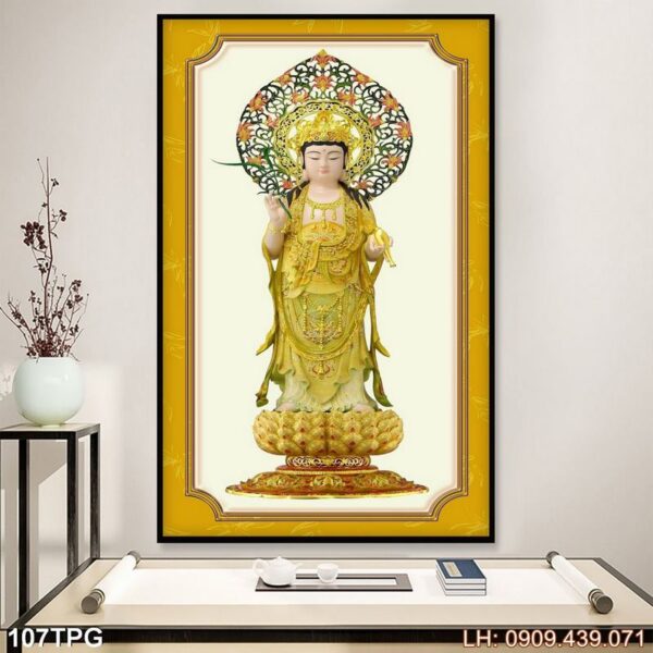 Ảnh Phật in canvas - 107PG