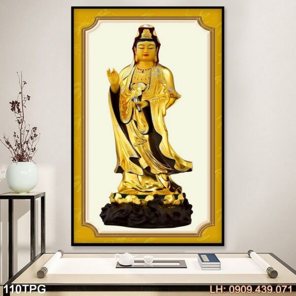 Mẫu tranh Phật trang nghiêm - 110PG