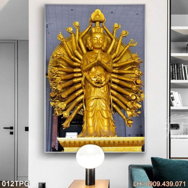 Tranh đức Phật in nhanh - 012PG