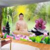 Bức tranh tôn giáo Phật in tráng gương - 1246PG