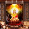 Tranh vẽ Phật dán tường - 1287PG