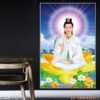 Mẫu tranh đức Phật in laminate - 1384PG