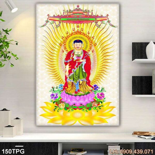 Ảnh thờ Phật tôn kính - 150PG