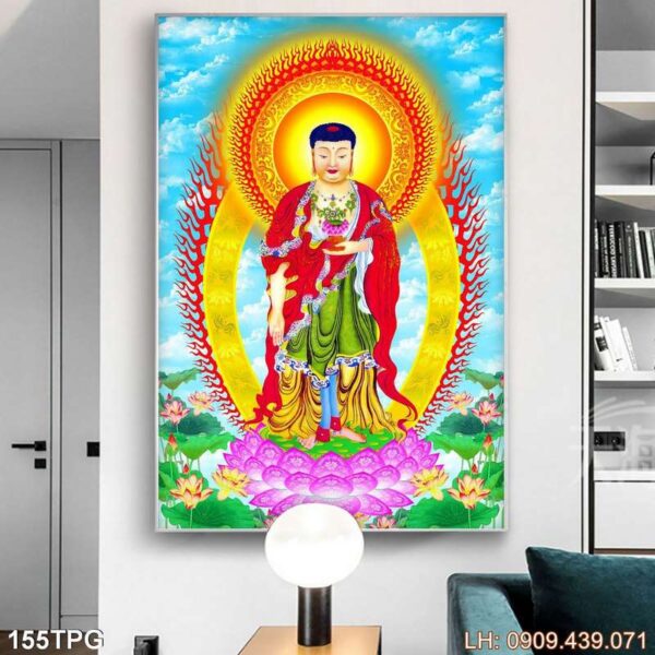 Tranh ảnh Phật dán kiếng - 155PG