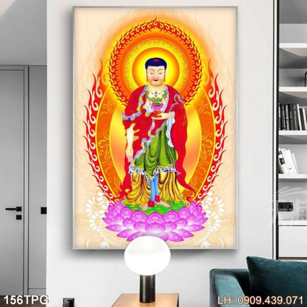 Bức tranh Phật in canvas - 156PG