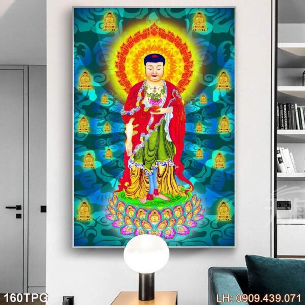 Ảnh thờ Phật in laminate - 160PG