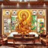 Ảnh thờ Phật in tráng gương - 1650PG