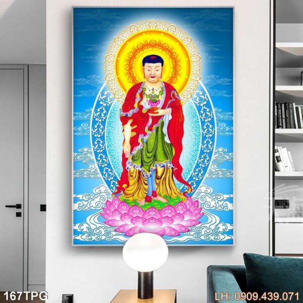 Ảnh thờ Phật trang nghiêm - 167PG