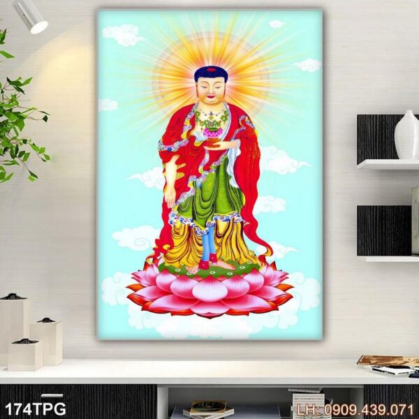 Tranh ảnh thờ Phật uy nghi - 174PG