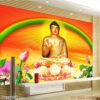 Tranh vẽ thờ Phật dán kiếng - 1786PG
