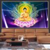 Bức tranh tôn giáo Phật in tráng gương - 185PG