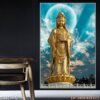 Bức tranh Phật in tráng gương - 1851PG