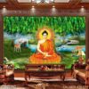 Bức tranh Phật dán kiếng - 2202PG