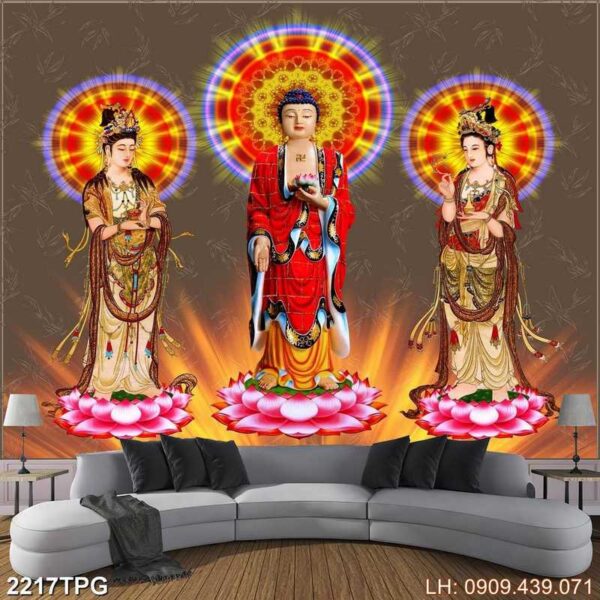 Tranh Phật in laminate - 2217PG