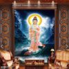 Tranh vẽ Phật in canvas - 2221PG
