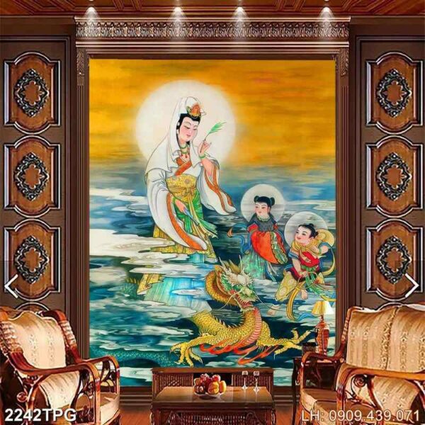 Ảnh Phật dán kính - 2242PG