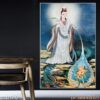 Tranh thờ Phật in canvas - 2247PG